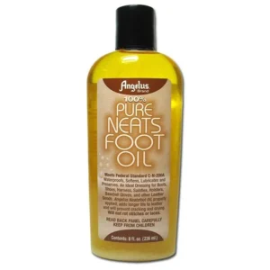Neatsfoot oil bottle back - for conditioning and protecting leather