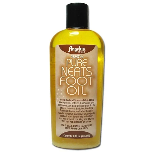 Neatsfoot oil bottle back - for conditioning and protecting leather