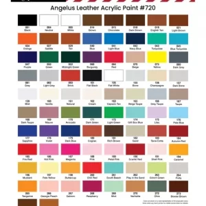 sku000 1oz Angelus Paint Singles of (87) Standard Colors 1 to 87 - Image 3