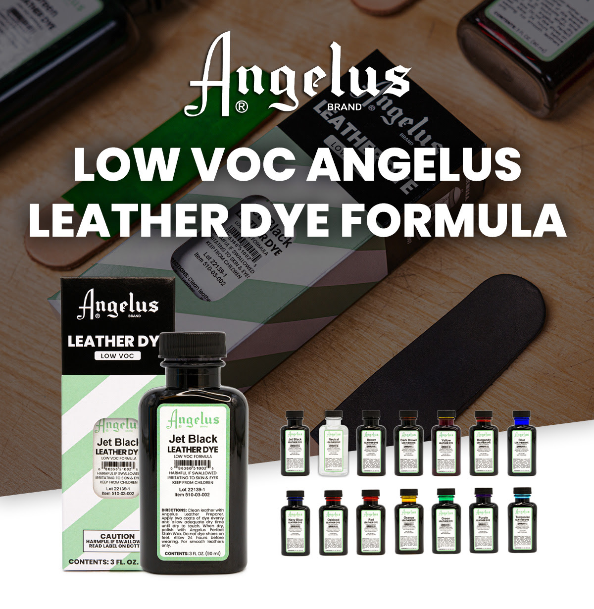 Low VOC Angelus Leather Dye Formula - ANGELUS PAINTS