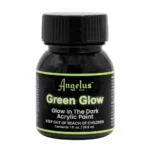 Green Glow in the dark paint by Angelus from RD Boutique Shoe Care Products.