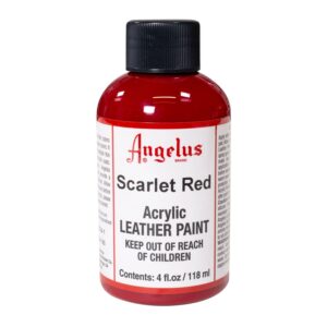 Angelus Leather Paint - Scarlet Red