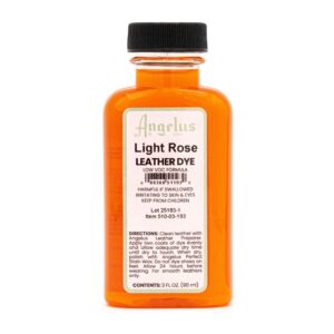 Angelus Low VOC Leather Dye - Light Rose