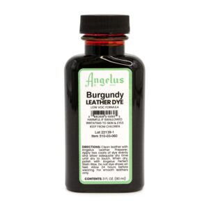 Angelus Low VOC Leather Dye - Burgundy