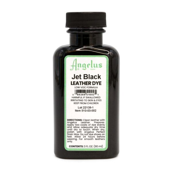 Angelus Low VOC Leather Dye - Jet Black