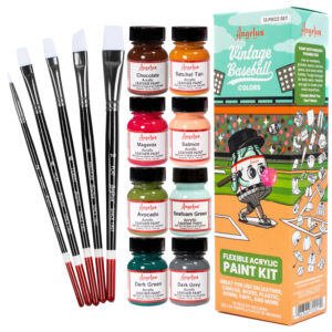 Angelus Vintage Baseball Paint Kit